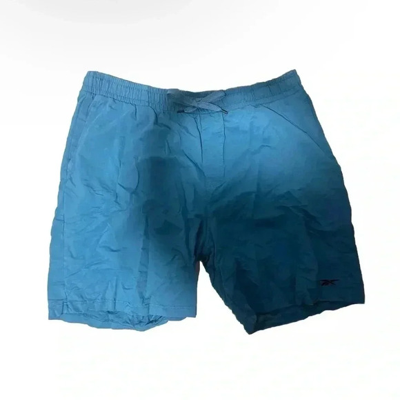 Men’s Reebok Teal Blue Sweat Shorts With Pockets Size 2XL XXL￼ - Picture 1 of 7
